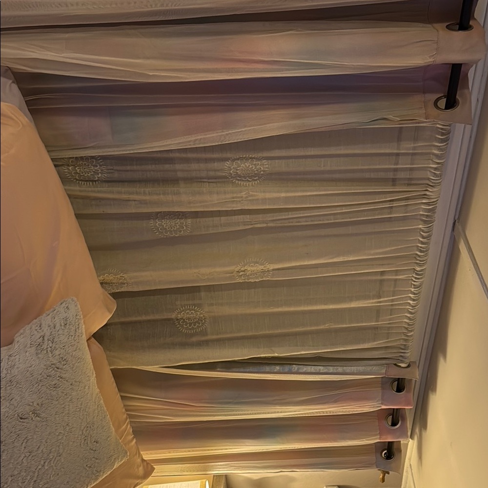 Elegant Cream Sheer Curtains